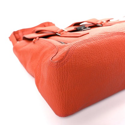 3.1 Phillip Lim Textured Calfskin Large Pashli Satchel Orange 7 of 10