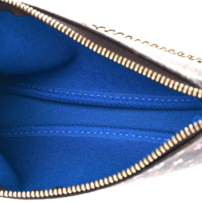 Louis Vuitton Monogram 2019 Christmas Animation Mini Venice Pochette Accessories Blue 5 of 8