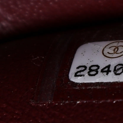Chanel Lambskin Quilted Jumbo Double Flap Burgundy 6 of 19
