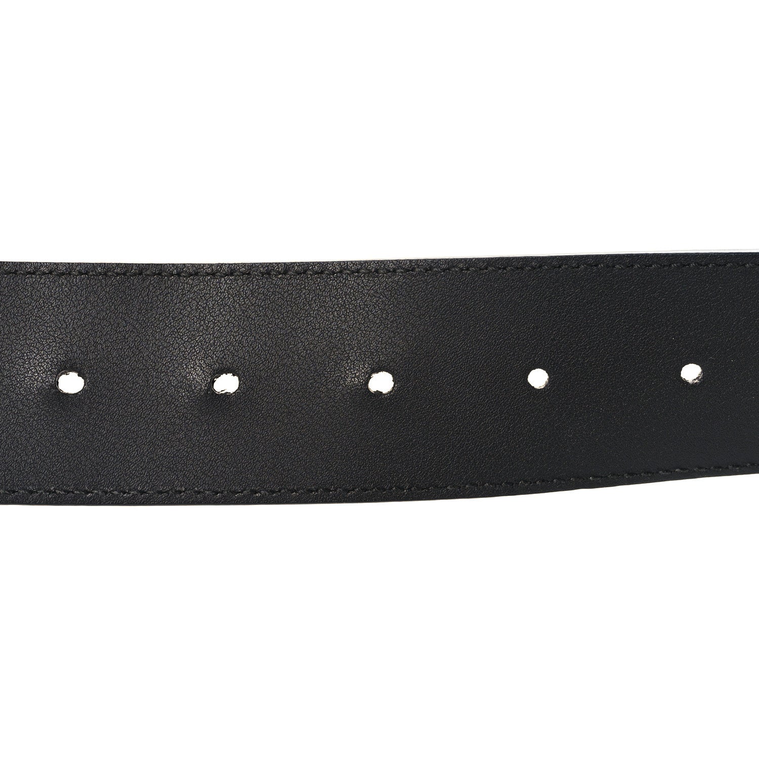 Gucci Textured Calfskin Double G 40mm Belt 95 38 Black 5 of 5
