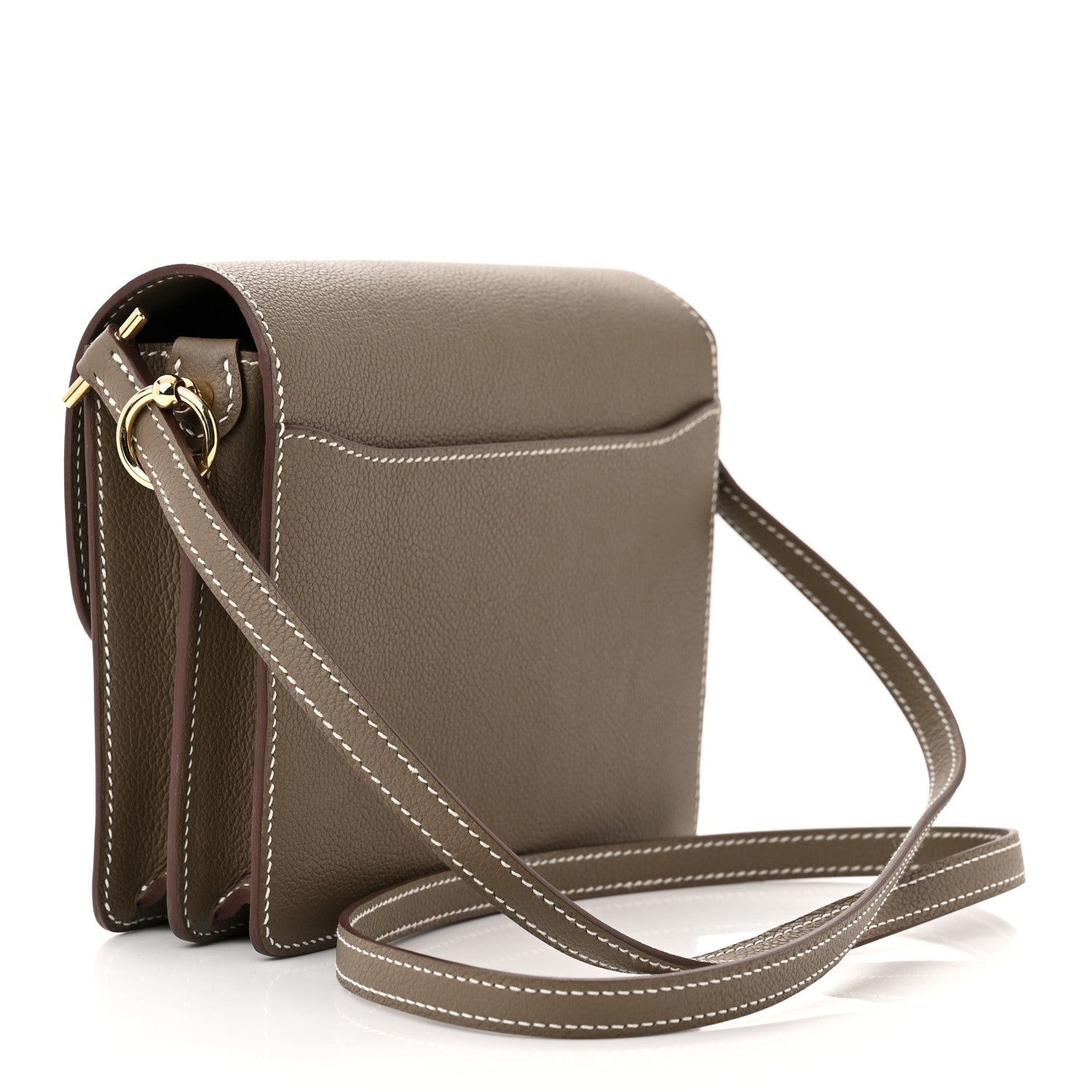 Hermes Evercolor Mini Sac Roulis Etoupe 3 of 10