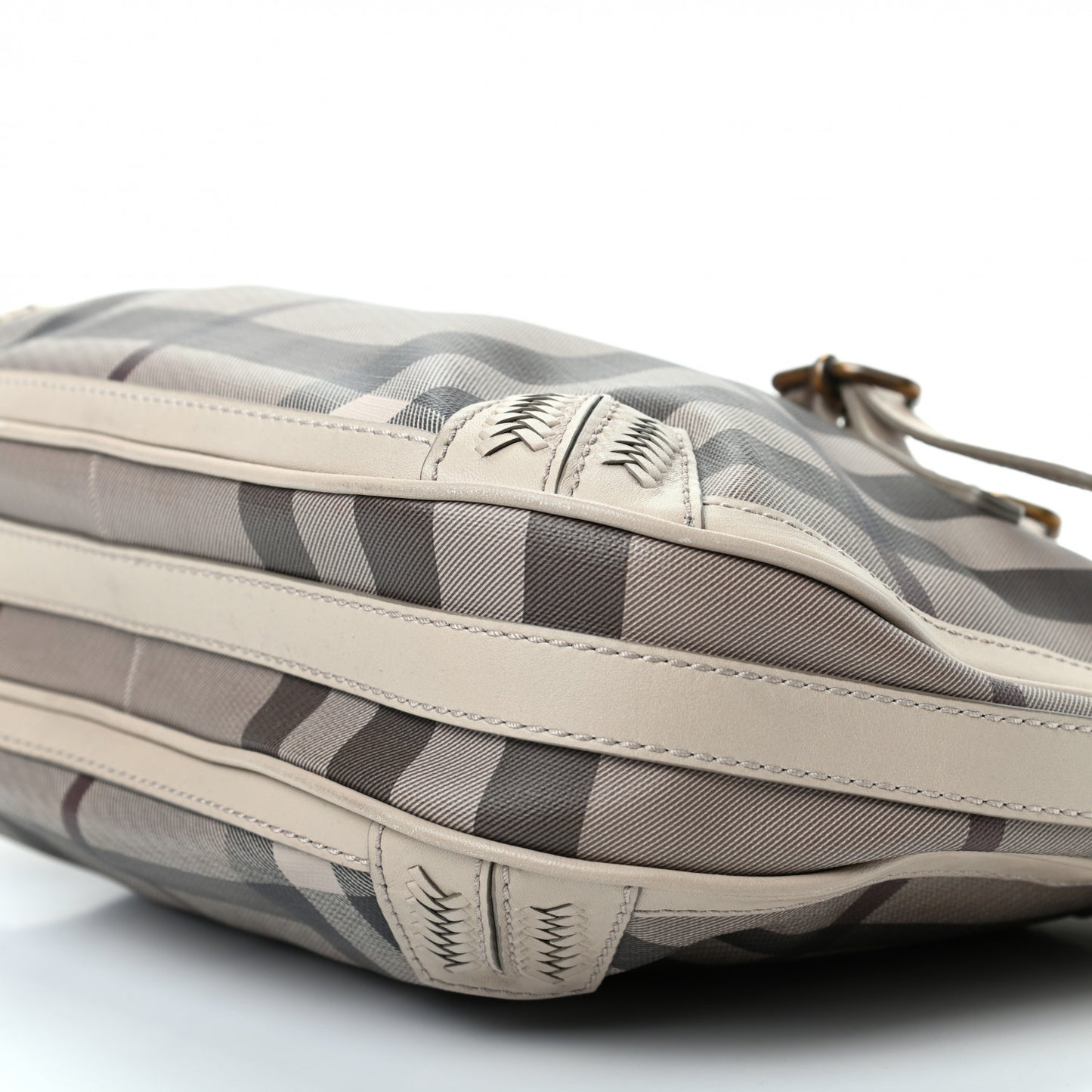 Smoked Check Shoulder Bag Trench