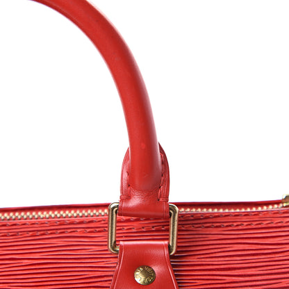 Louis Vuitton Epi Speedy 25 Castillan Red 16 of 18