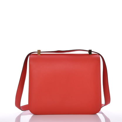 Hermes Swift Constance 24 Rouge Tomate 6 of 19