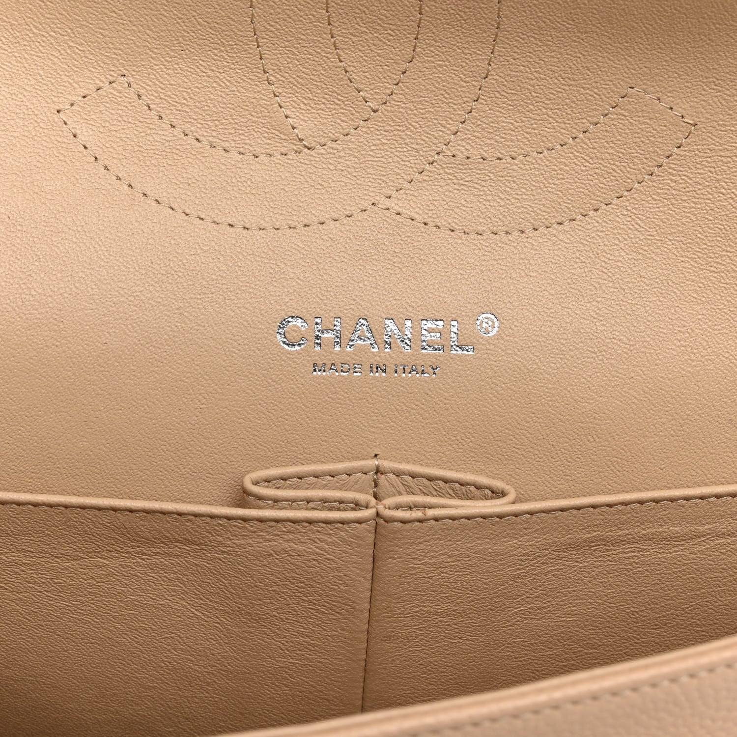 Chanel Caviar Quilted Jumbo Double Flap Beige Clair 6 of 10