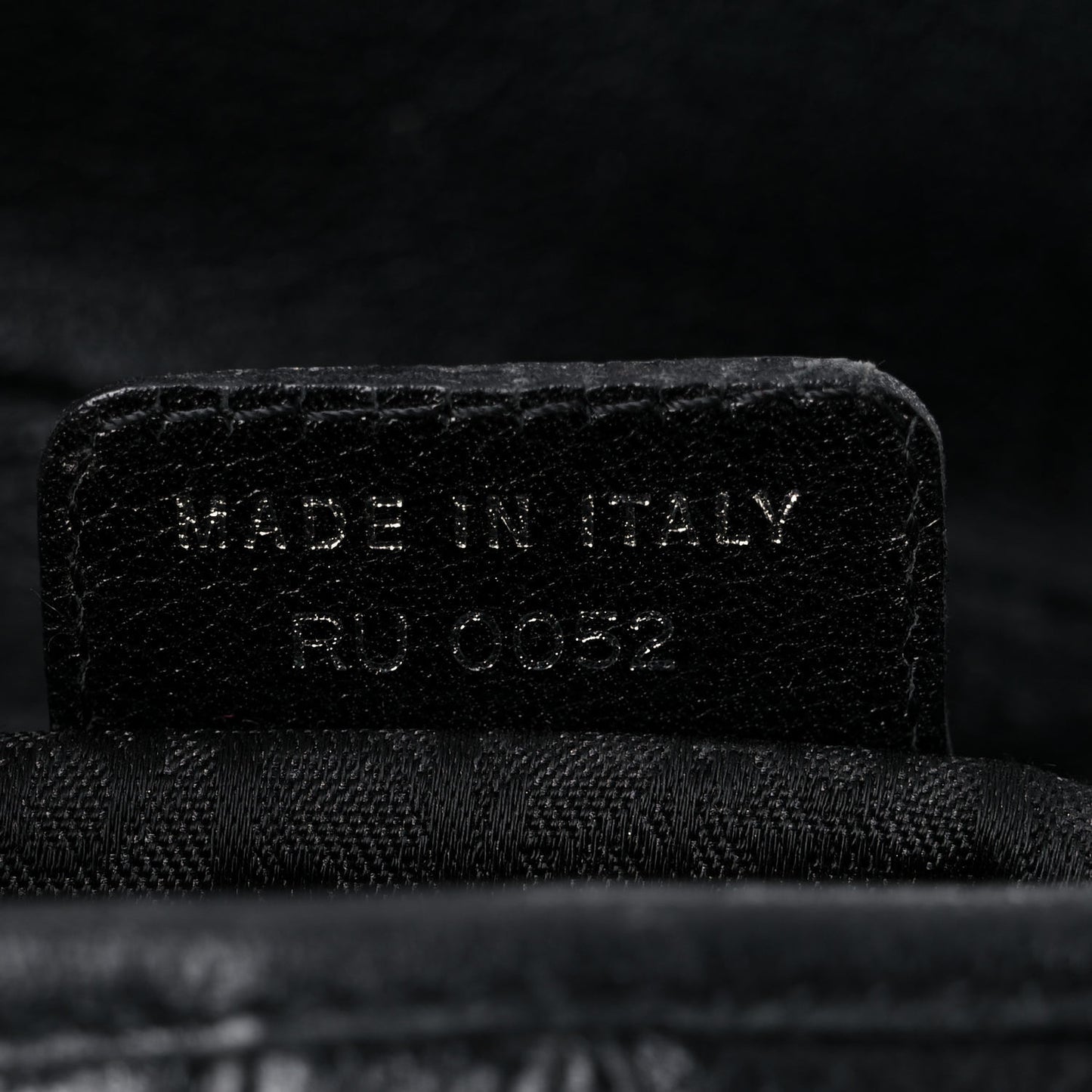 Calfskin Saddle Bag Black