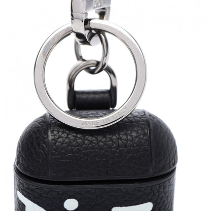 Christian Dior X SHAWN STUSSY Grained Calfskin Airpods Case Black 5 of 5