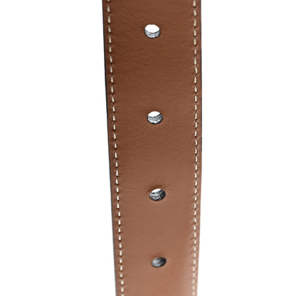 Celine Natural Calfskin Medium 25mm Triomphe Belt 85 34 Tan 5 of 6