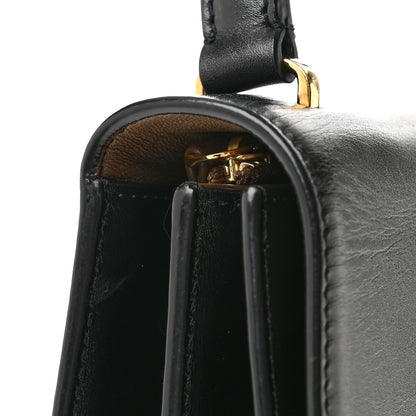 The Row Sleek Calfskin The Sofia 10 Top Handle  Black 14 of 14
