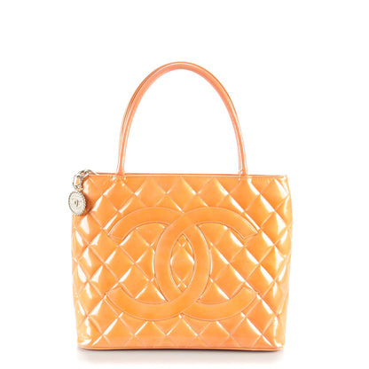 Chanel Patent Quilted Medallion Tote 1 of 9