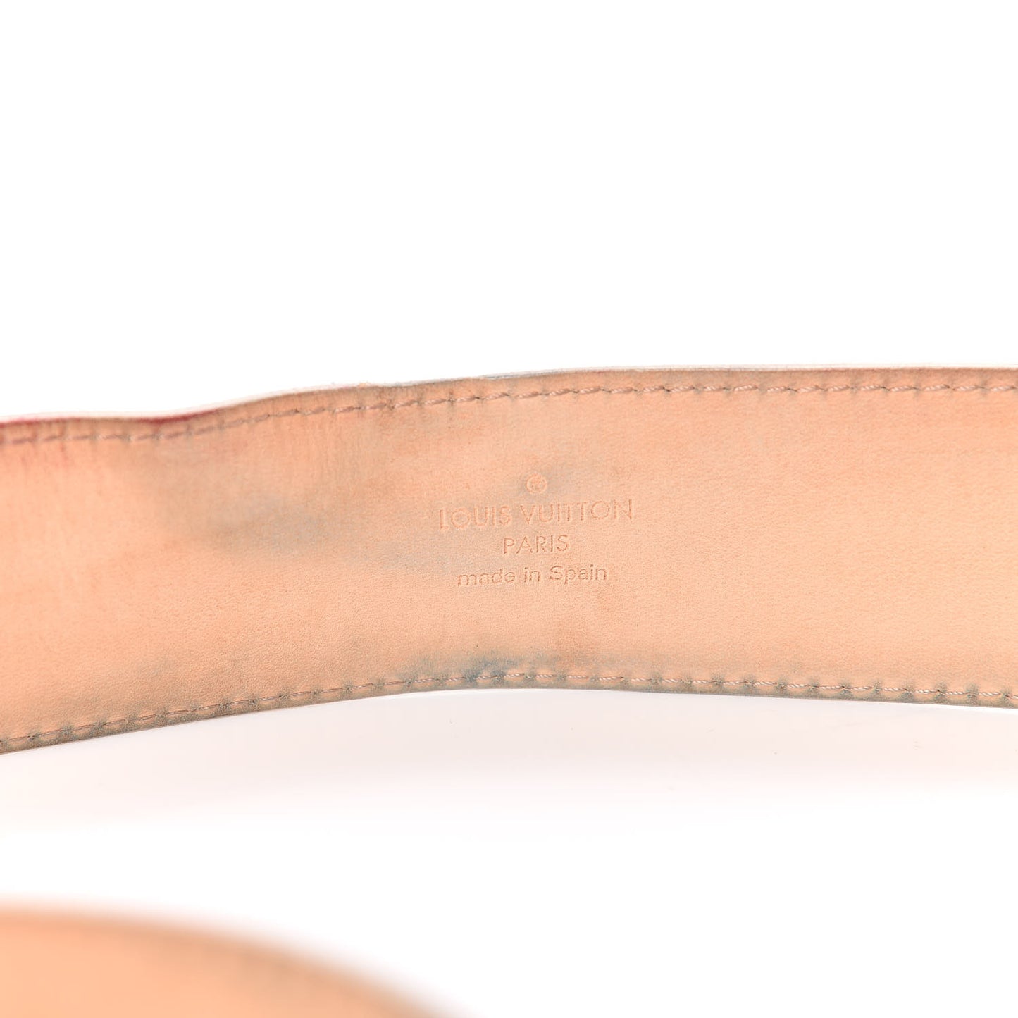 Damier Azur LV Initiales Belt 85 34