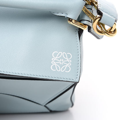 Loewe Calfskin Small Puzzle Bag Aqua 7 of 12
