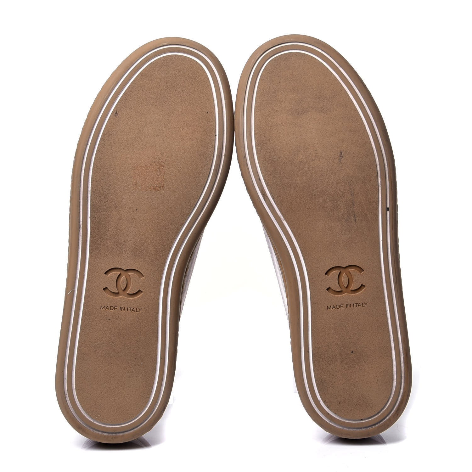 Chanel Cork Jetty Sneaker 37 Brown White 5 of 6