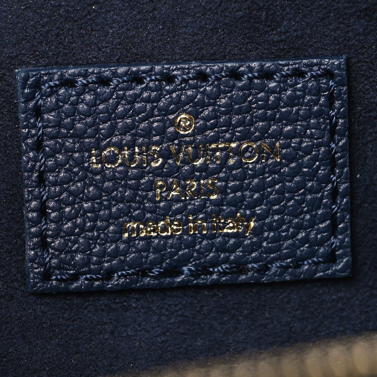 Empreinte Monogram Giant Mini By The Pool Bumbag Navy Creme