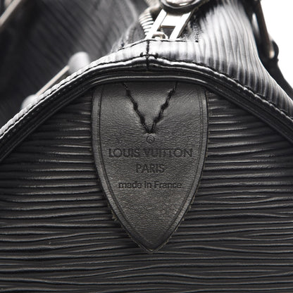 Louis Vuitton Epi Speedy 25 Black 6 of 7