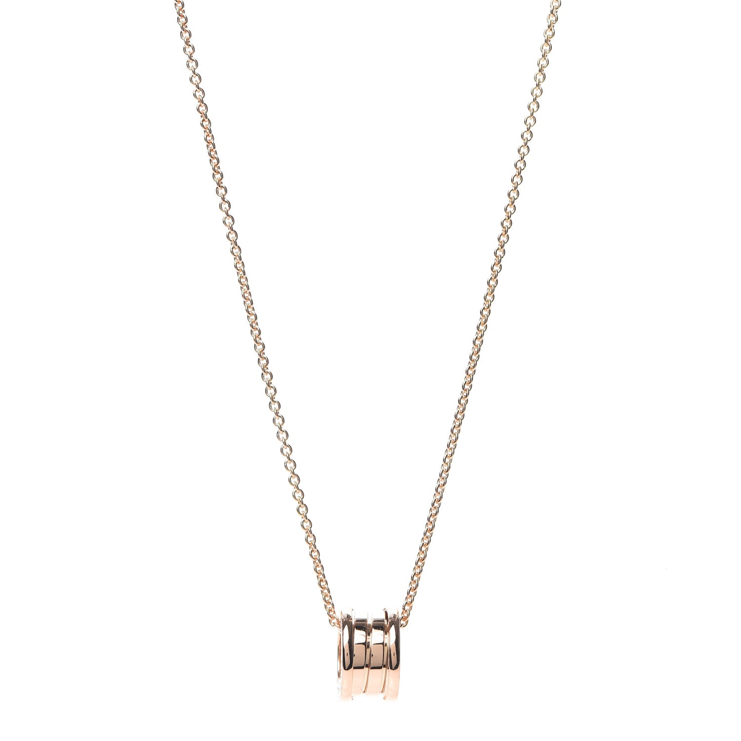 18K Rose Gold B.Zero1 Pendant Necklace