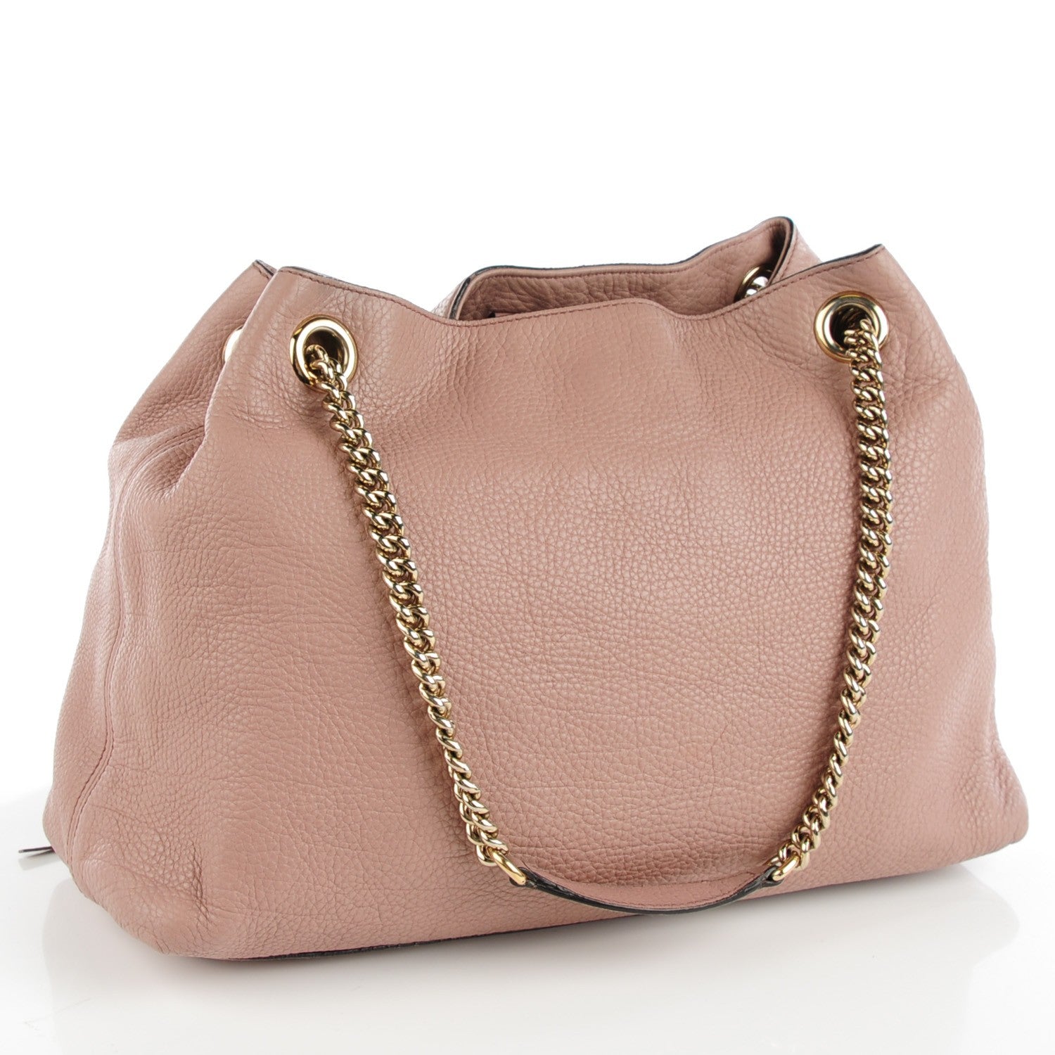 Gucci Cellarius Calfskin Medium Soho Chain Shoulder Bag Dark Cipria 3 of 10