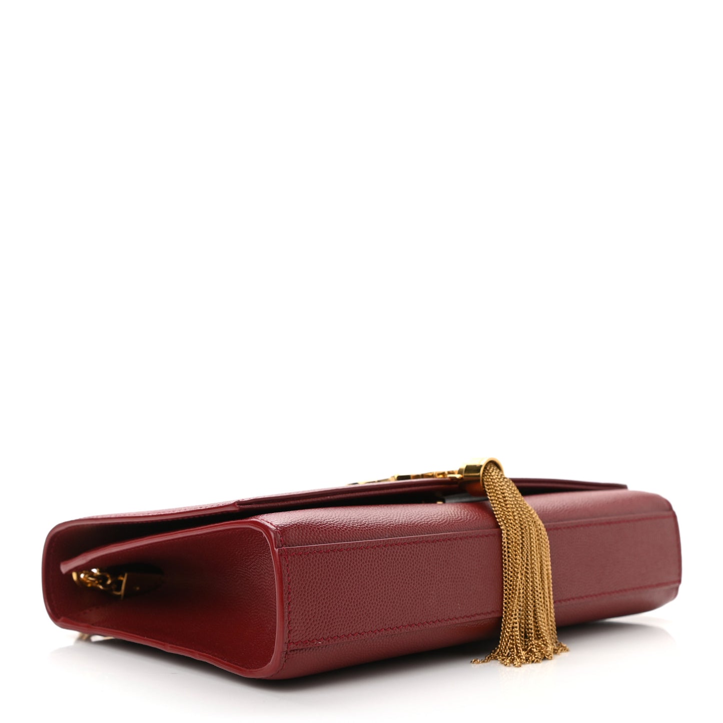 Grain De Poudre Medium Classic Monogram Kate Tassel Satchel Red