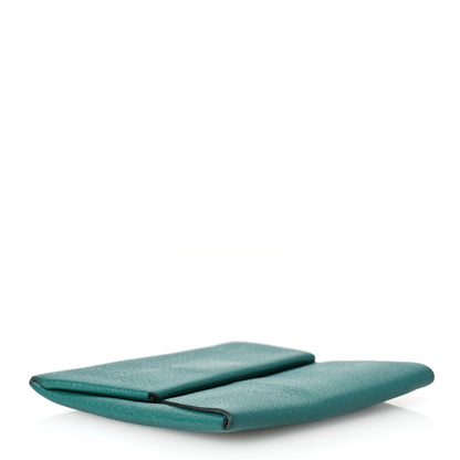 Hermes Evercolor Verso Bastia Coin Purse Malachite Bleu Atoll 4 of 11