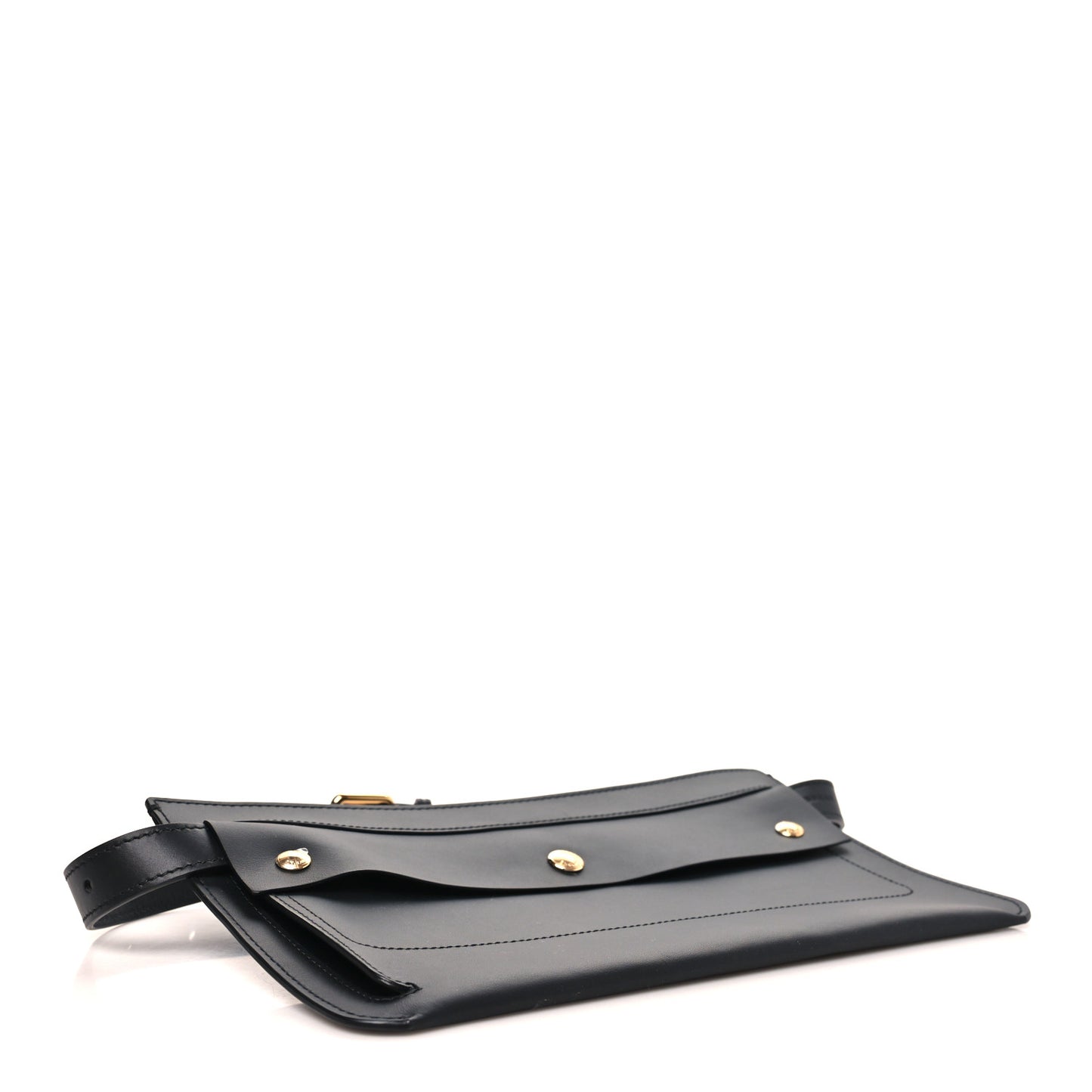 Calfksin Slim Belt Bag Black
