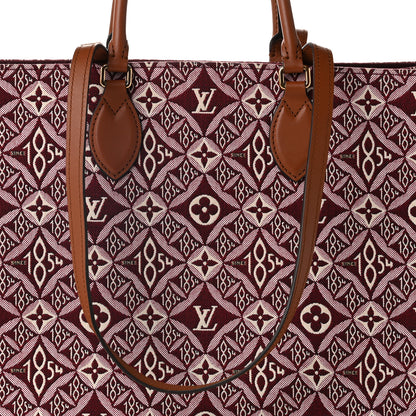 Louis Vuitton Jacquard Since 1854 Onthego GM Bourdeaux 7 of 9