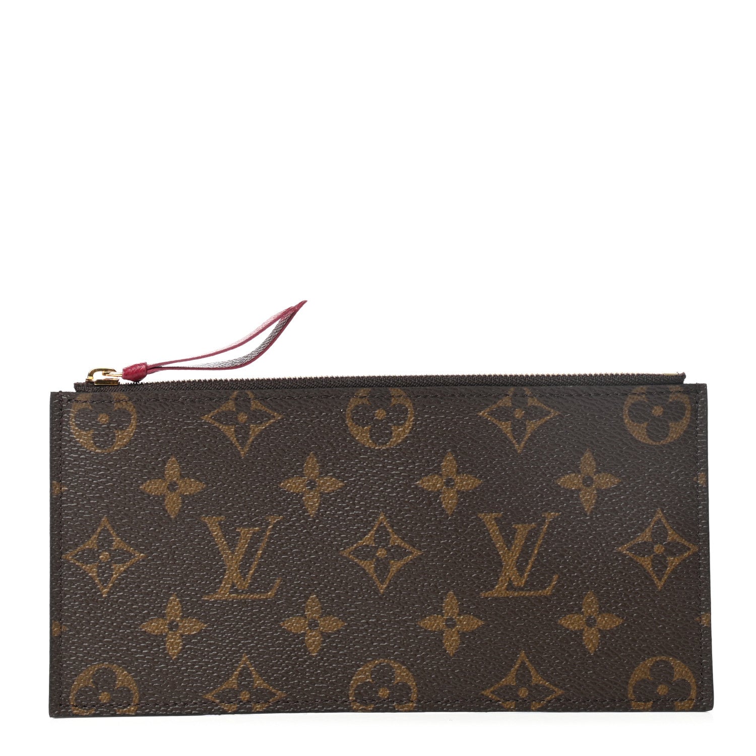 Louis Vuitton Monogram Felicie Chain Wallet Zippered Insert Fuchsia 1 of 6
