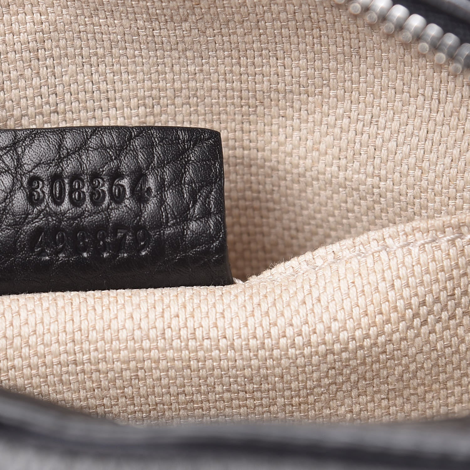Gucci Pebbled Calfskin Studded Small Soho Disco Bag Black 7 of 9