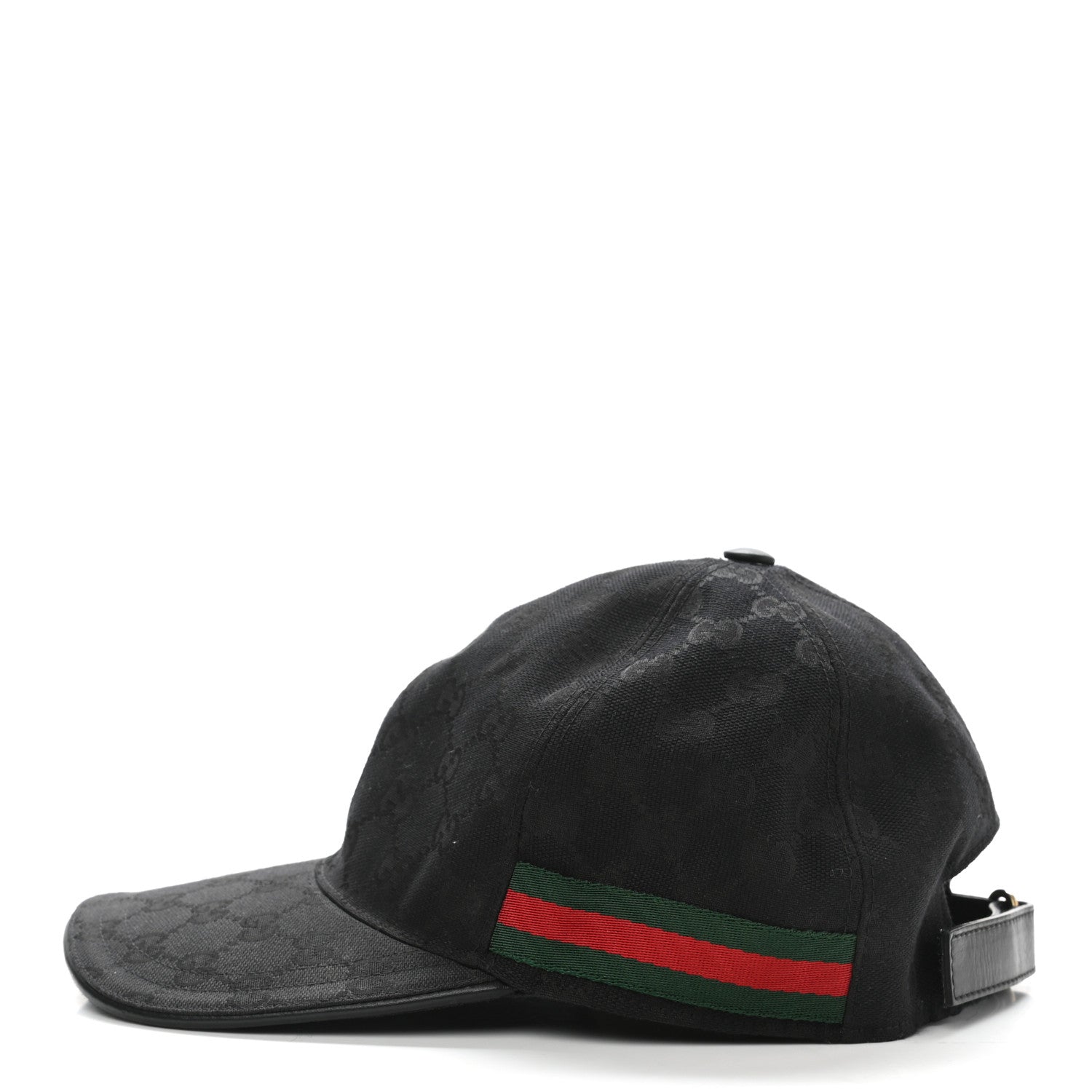Gucci Monogram Web Baseball Hat L Black 4 of 9