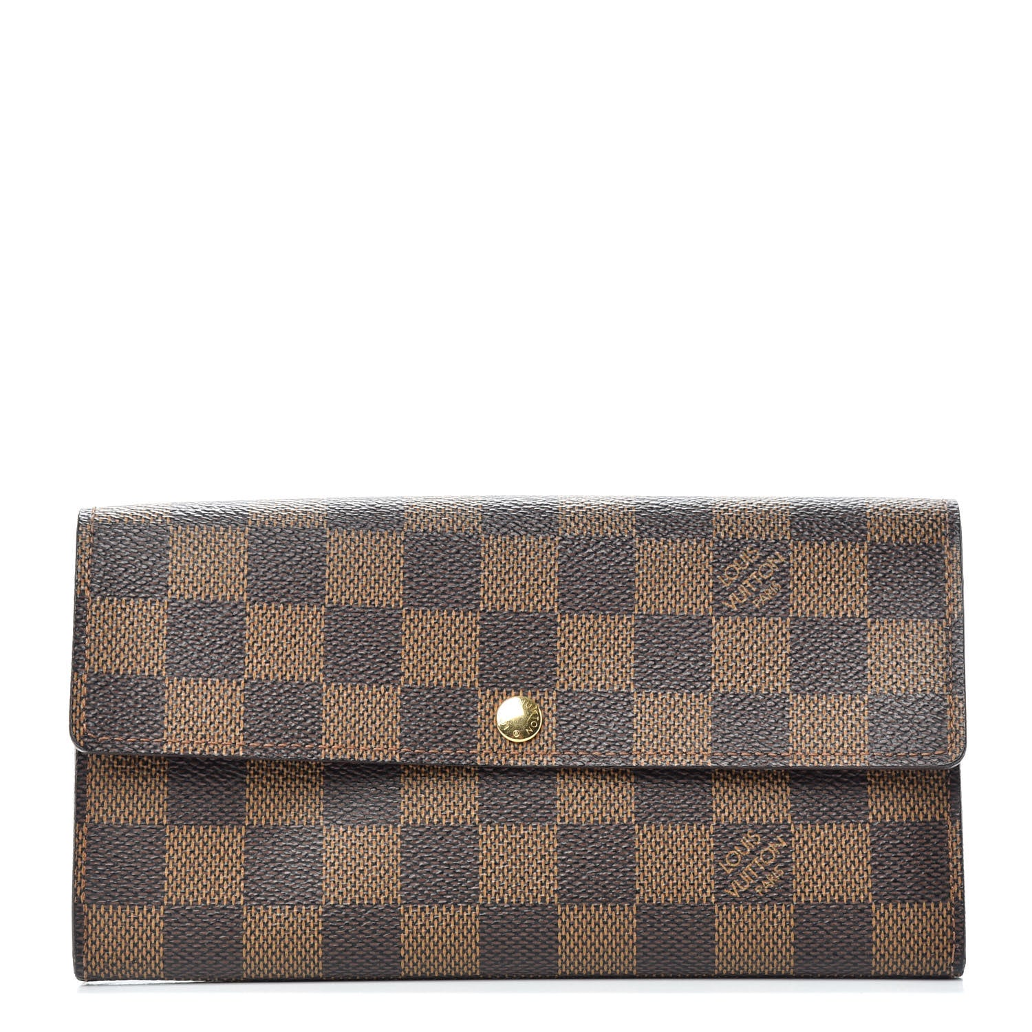 Louis Vuitton Damier Ebene Sarah Wallet 1 of 7