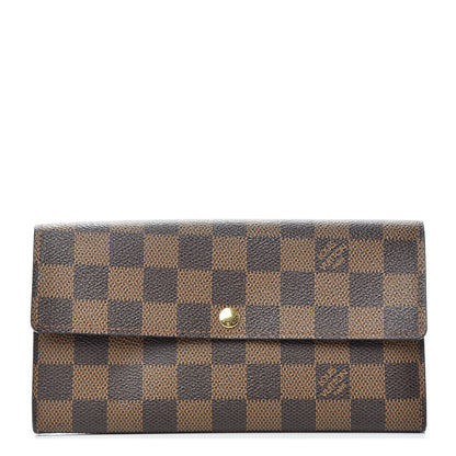 Louis Vuitton Damier Ebene Sarah Wallet 1 of 7