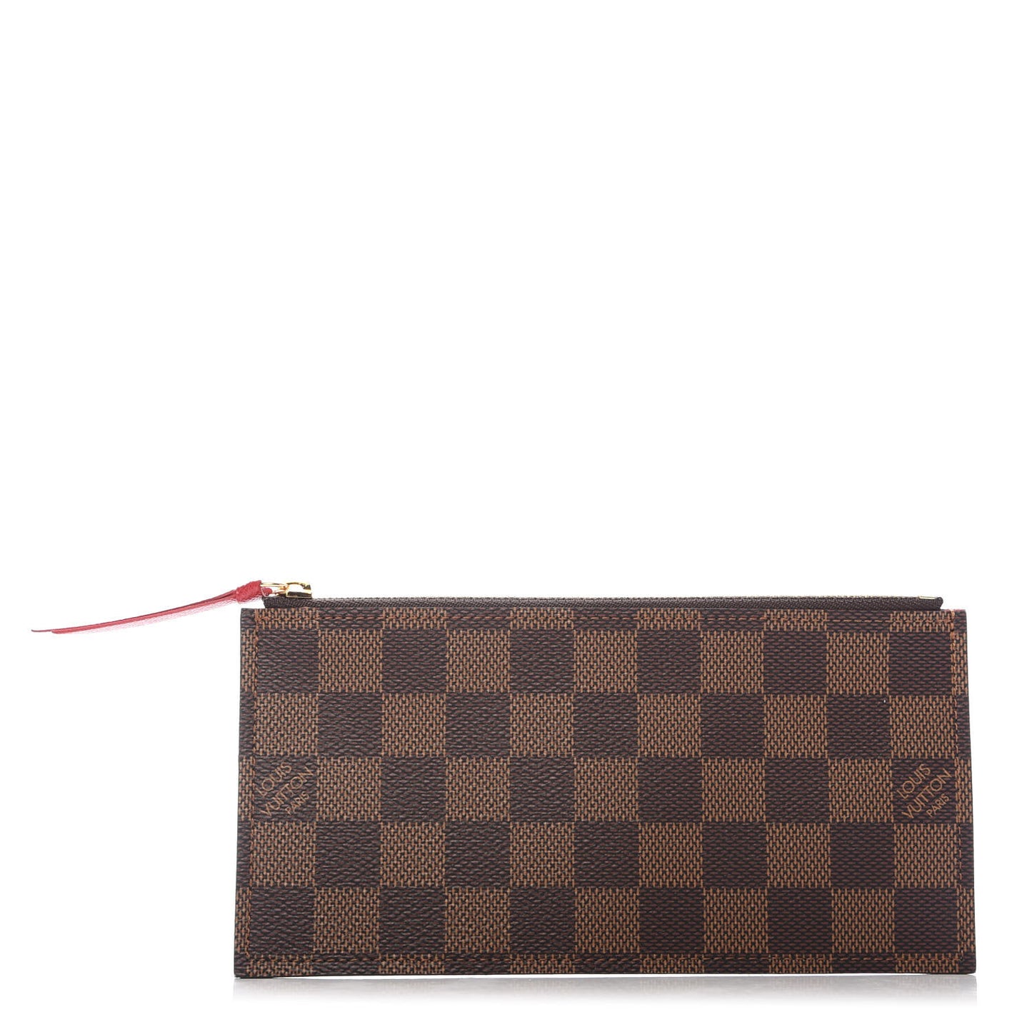 Damier Ebene Felicie Chain Wallet Zippered Insert