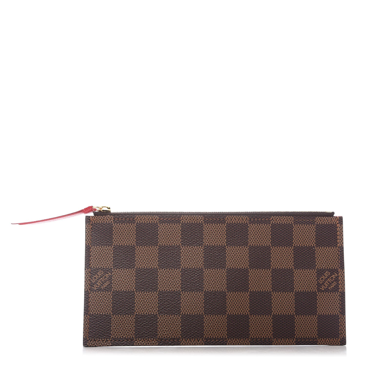 Louis Vuitton Damier Ebene Felicie Chain Wallet Zippered Insert 1 of 6