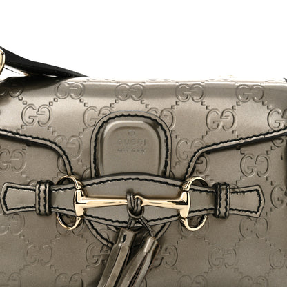 Gucci Shine Guccissima Mini Emily Chain Shoulder Bag Sasso 8 of 12