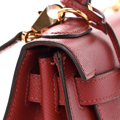 Hermes Epsom Kelly Sellier 28 Rouge Grenat 16 of 19