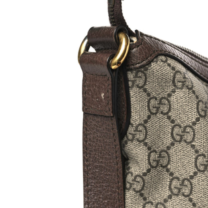 Gucci GG Supreme Monogram Web Small Ophidia Half Moon Hobo Brown 11 of 14