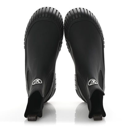 Louis Vuitton Calfskin Ruby Flat Ankle Boots 39 Black 2 of 9