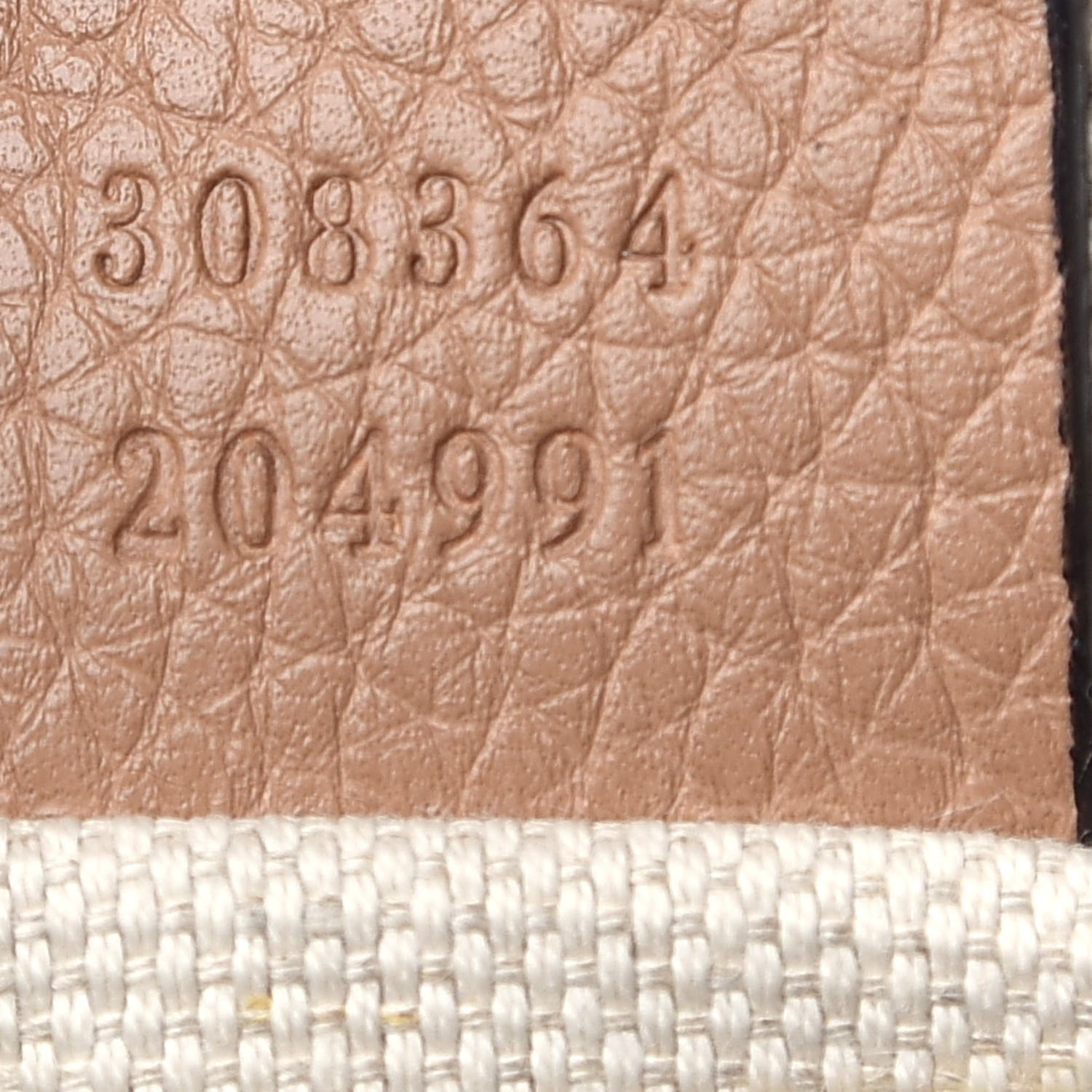 Gucci Pebbled Calfskin Small Soho Disco Bag Camelia 7 of 10