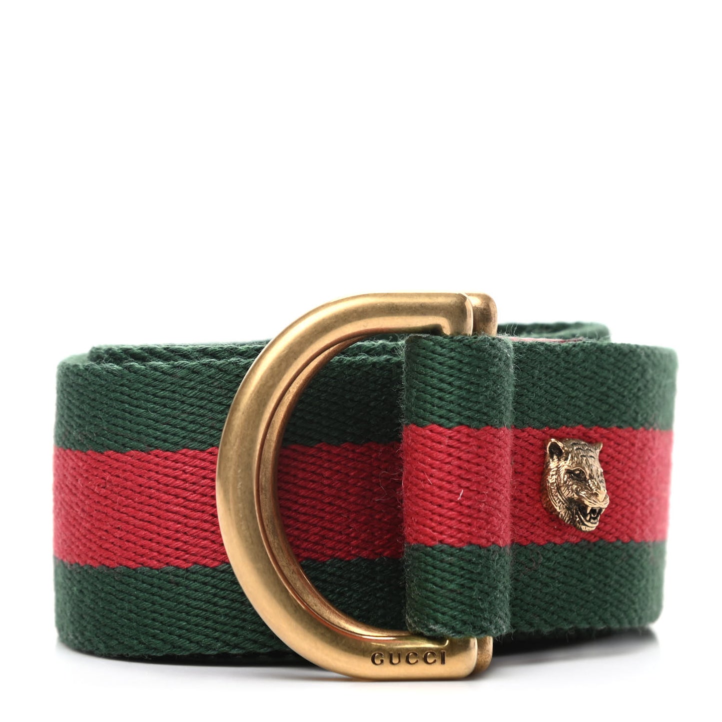 Web Feline D Ring Belt 90 36 Red Green