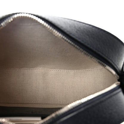 Gucci GG Supreme Monogram Textured Dollar Calfskin Web Small Ophidia Camera Bag Beige Blue 5 of 9