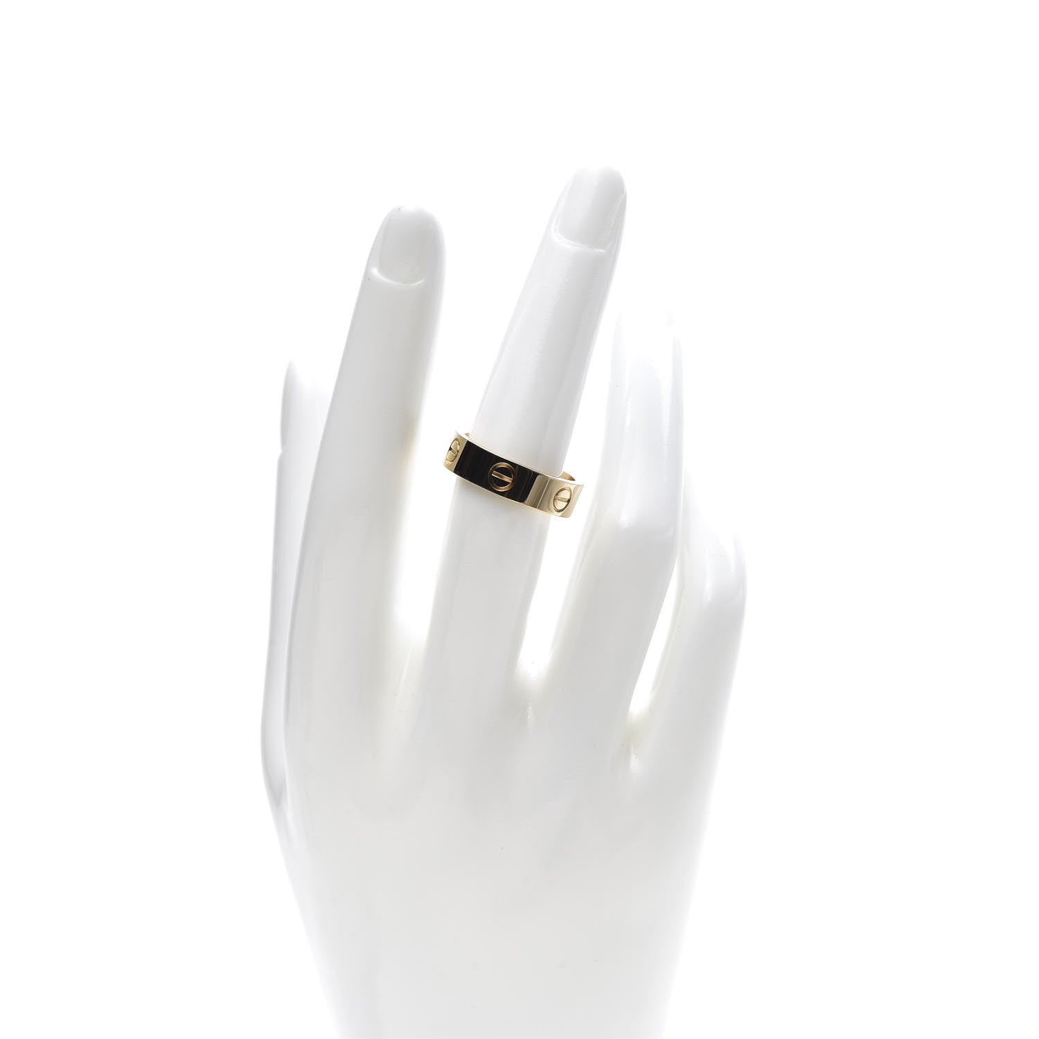 Cartier 18K Yellow Gold 5.5mm LOVE Ring 56 7.5 2 of 4