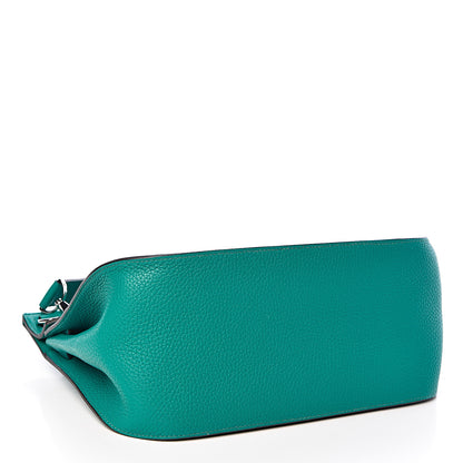 Hermes Taurillon Clemence Jypsiere 28 Bleu Paon 4 of 10