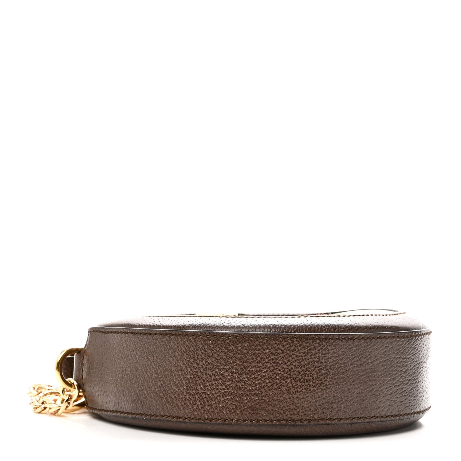 Gucci GG Supreme Monogram Web Mini Ophidia Round Shoulder Bag Brown 4 of 10