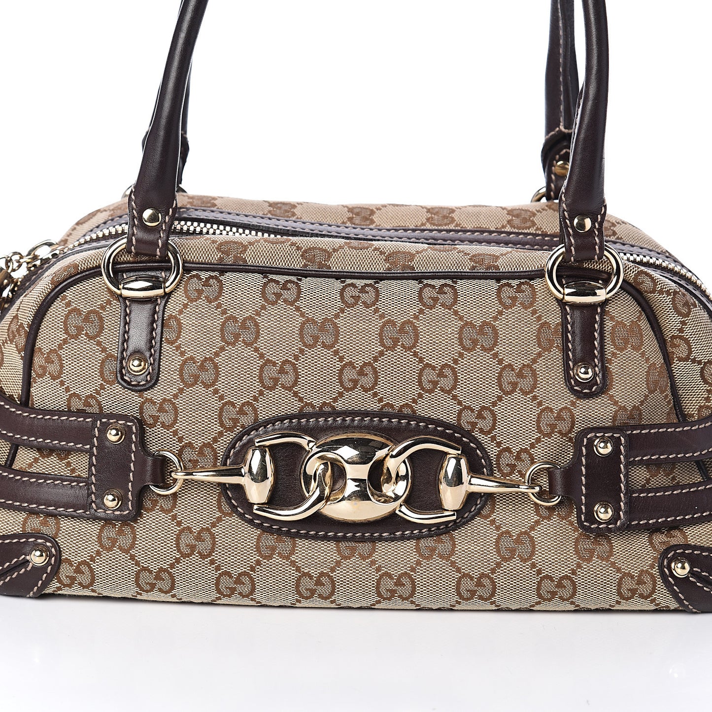 Monogram Medium Wave Boston Dark Brown