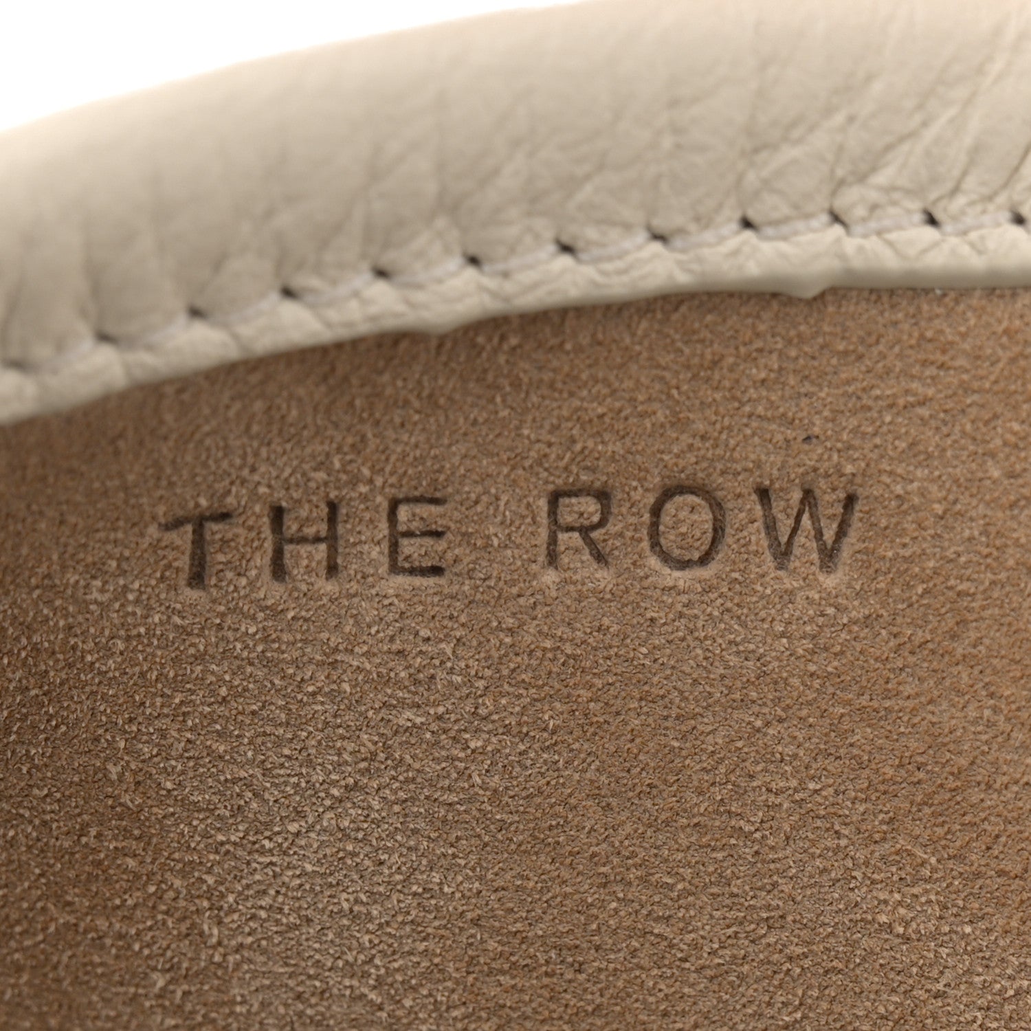 The Row Grained Calfskin Medium N/S Park Tote Ivory 6 of 10