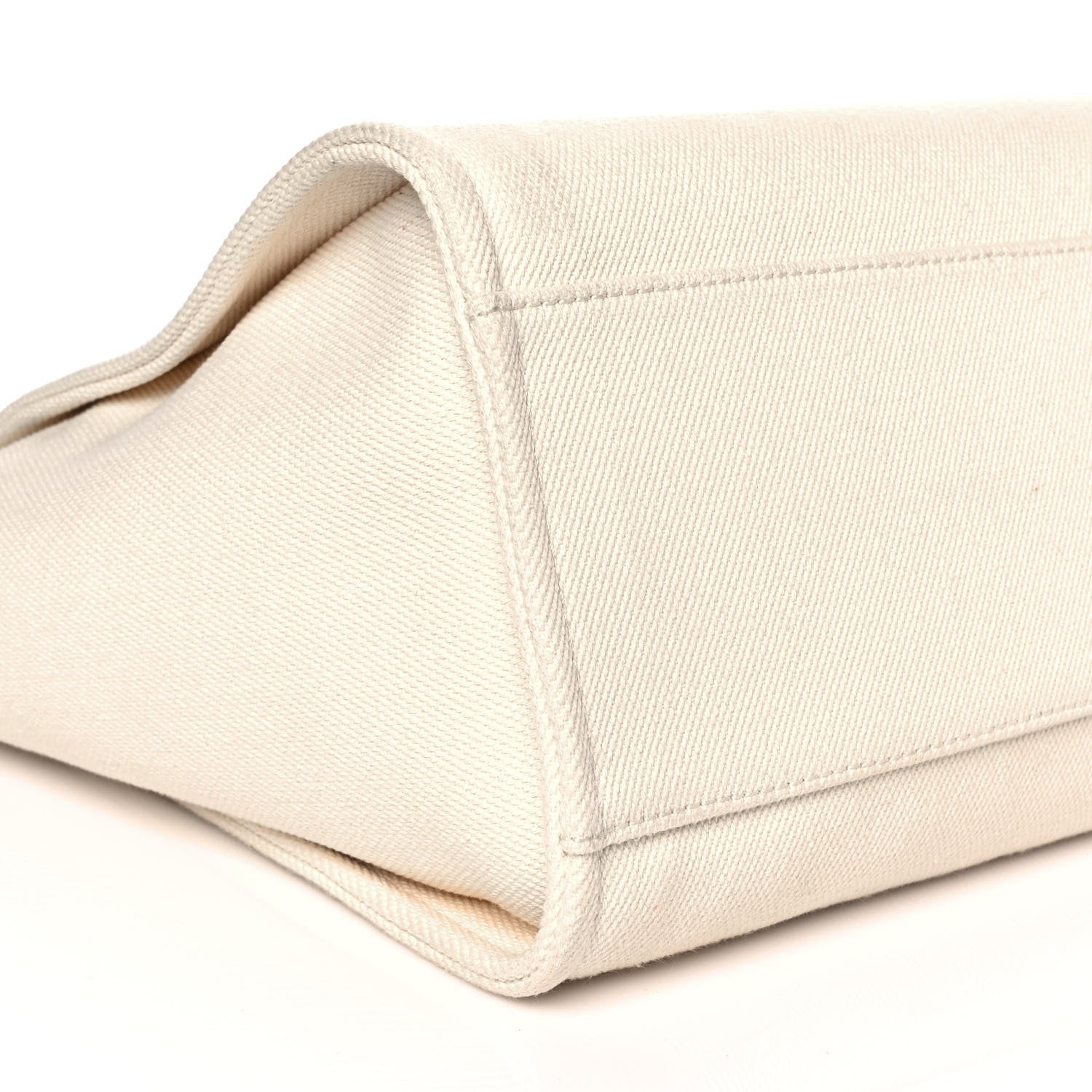 Chanel Canvas Pearl Medium Deauville Tote Ecru Beige 8 of 10