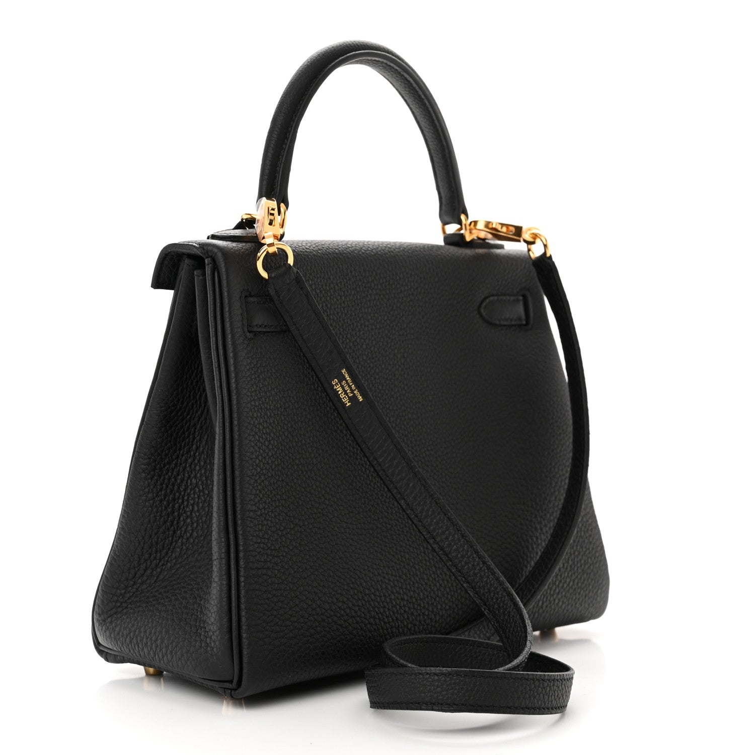 Hermes Togo Kelly Retourne 25 Black 3 of 11