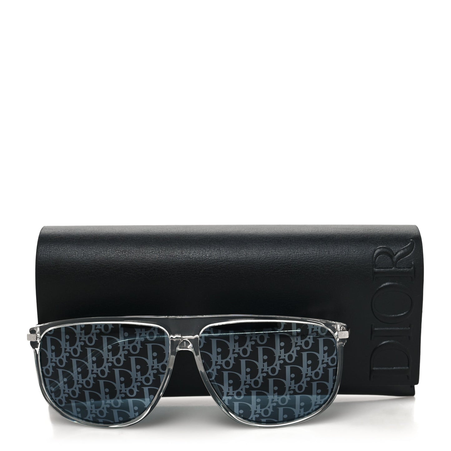 Acetate Oblique CD Rectangular Sunglasses