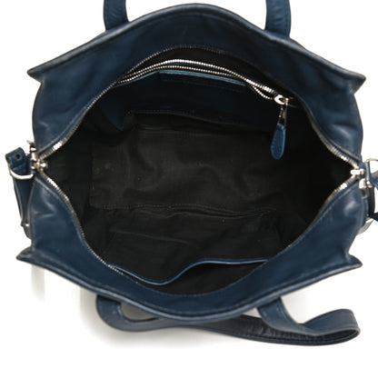 Balenciaga Agneau Small Bazar Shopper Tote Blue 5 of 15