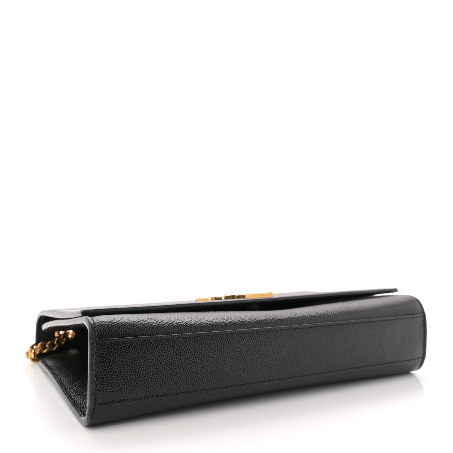 Saint Laurent Grain De Poudre Medium Classic Monogram Kate Satchel Black 4 of 10