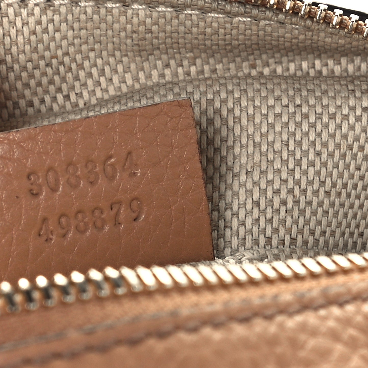 Pebbled Calfskin Small Soho Disco Bag Camelia